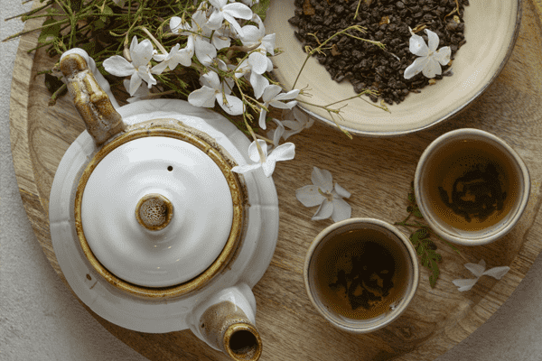 Fleurs et thés