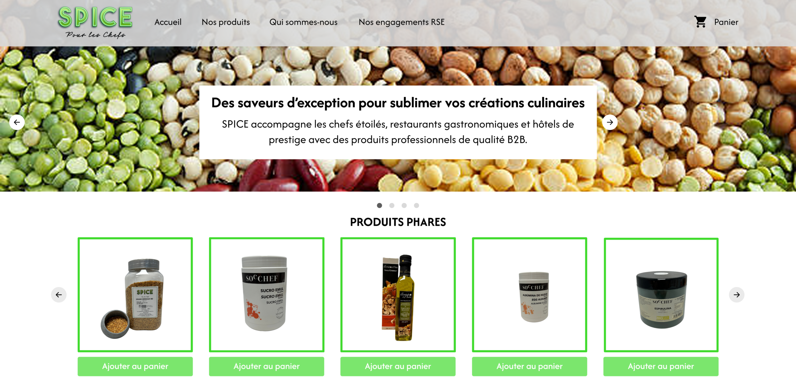 Avant refonte – SPICE B2C