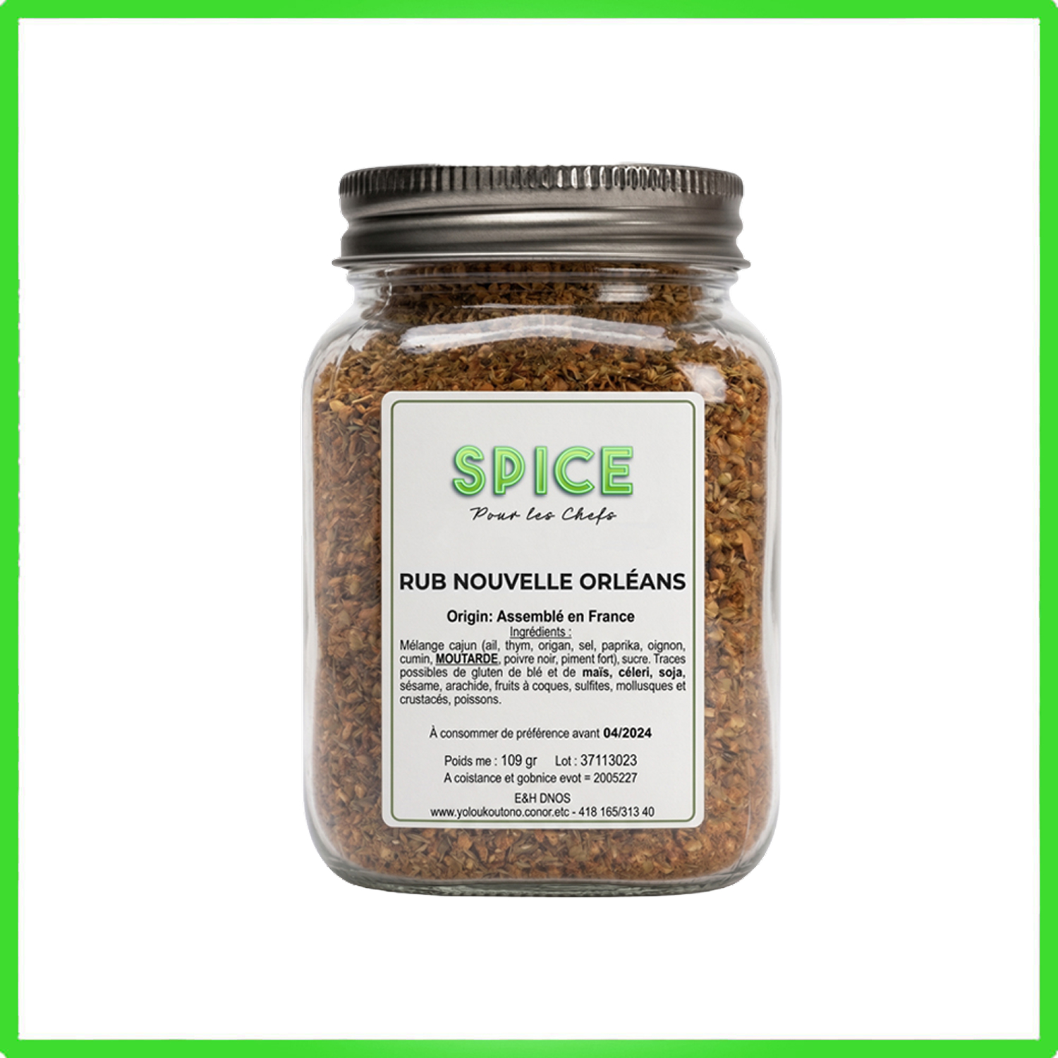 Rub Nouvelle-Orléans 250 g