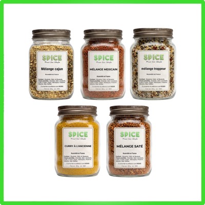 Pack de mélanges d'épices SPICE pour les chefs